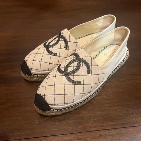 chanel fabric biarritz espadrilles|Espadrilles .